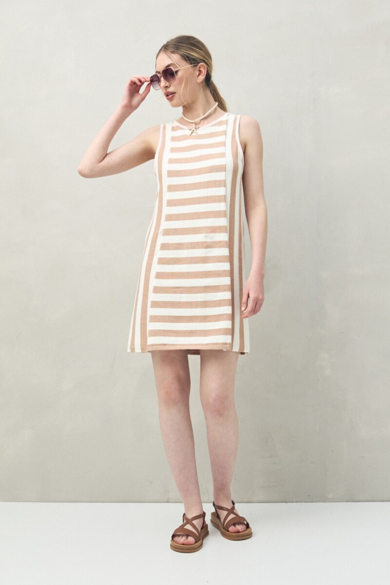 VESTIDO TESSA Tostado