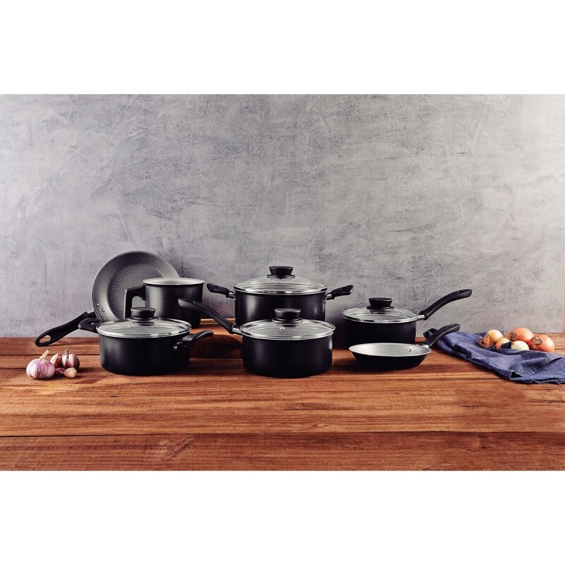 Batería De Cocina 7pzas Negro - 28299/006 - Tramontina Batería De Cocina 7pzas Negro - 28299/006 - Tramontina