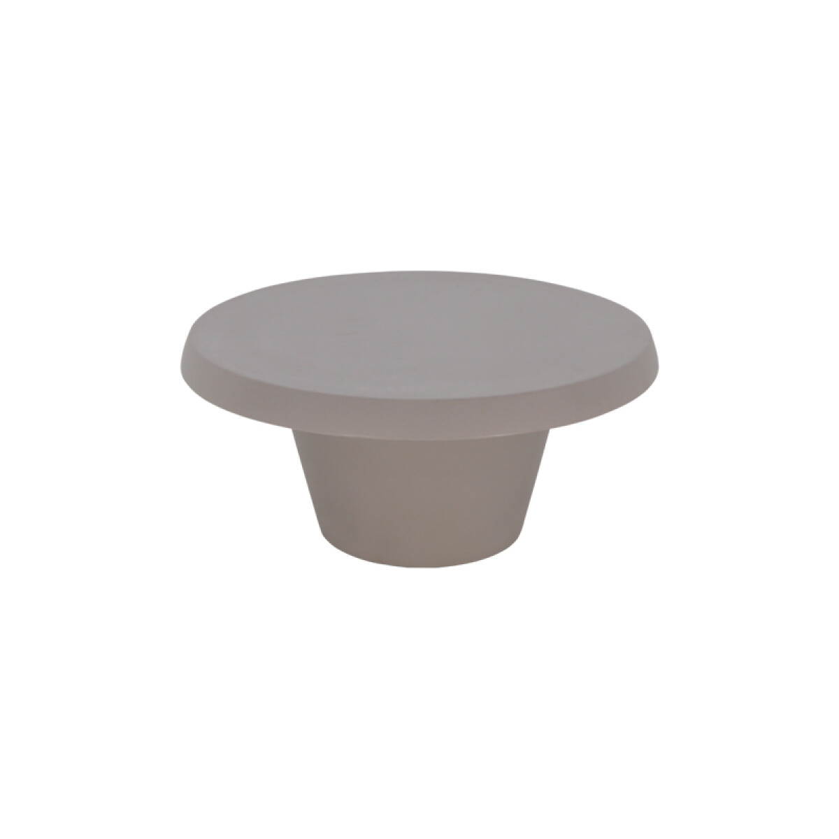 Mesa centro redonda "CONA" símil hormigón -TRAMONTINA - TD0812 
