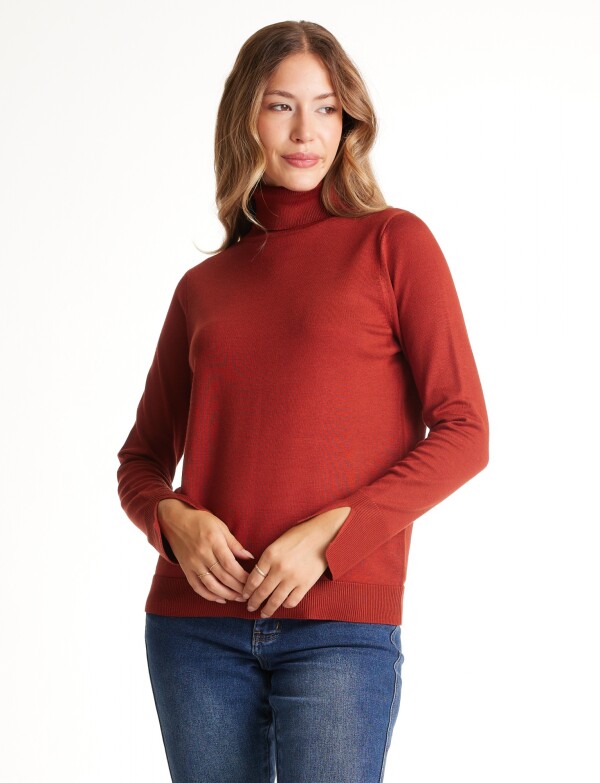 Polera Basica TERRACOTA