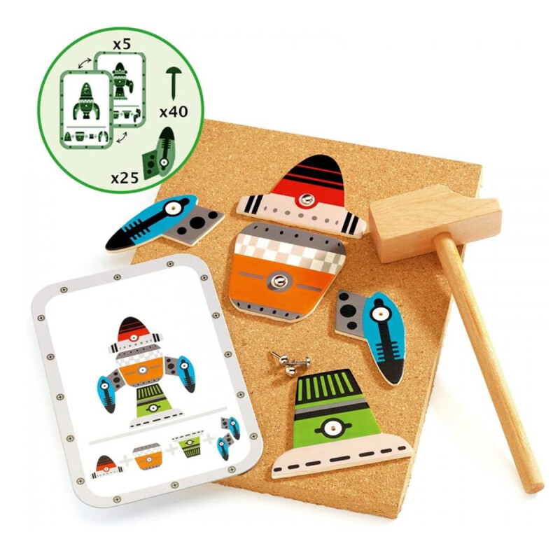 Space Tap Tap Juego de mesa creativo Djeco Space Tap Tap Juego de mesa creativo Djeco