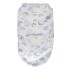 Sobre swaddle de dormir BUBA para bebe celeste