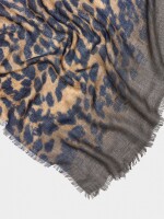Pañuelo Estampado Animal azul