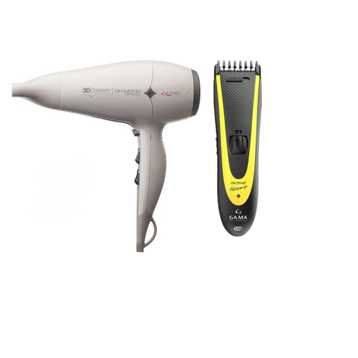 Combo GAMA Secador de Pelo Profesional + Cortapelo 