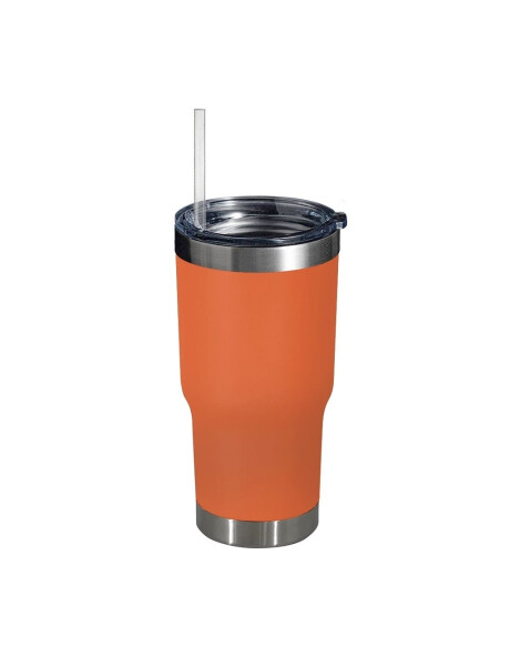 VASO TERMICO C/SORBITO AC.INOX 560ML NARANJA VASO TERMICO C/SORBITO AC.INOX 560ML NARANJA