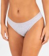 Bikini alta cotton Gris melange