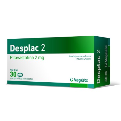 Desplac 2 Mg. 30 Comp. Recubiertos Desplac 2 Mg. 30 Comp. Recubiertos