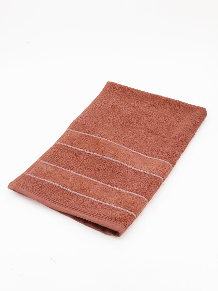 TOALLA DE MANO VELVET TERRACOTA