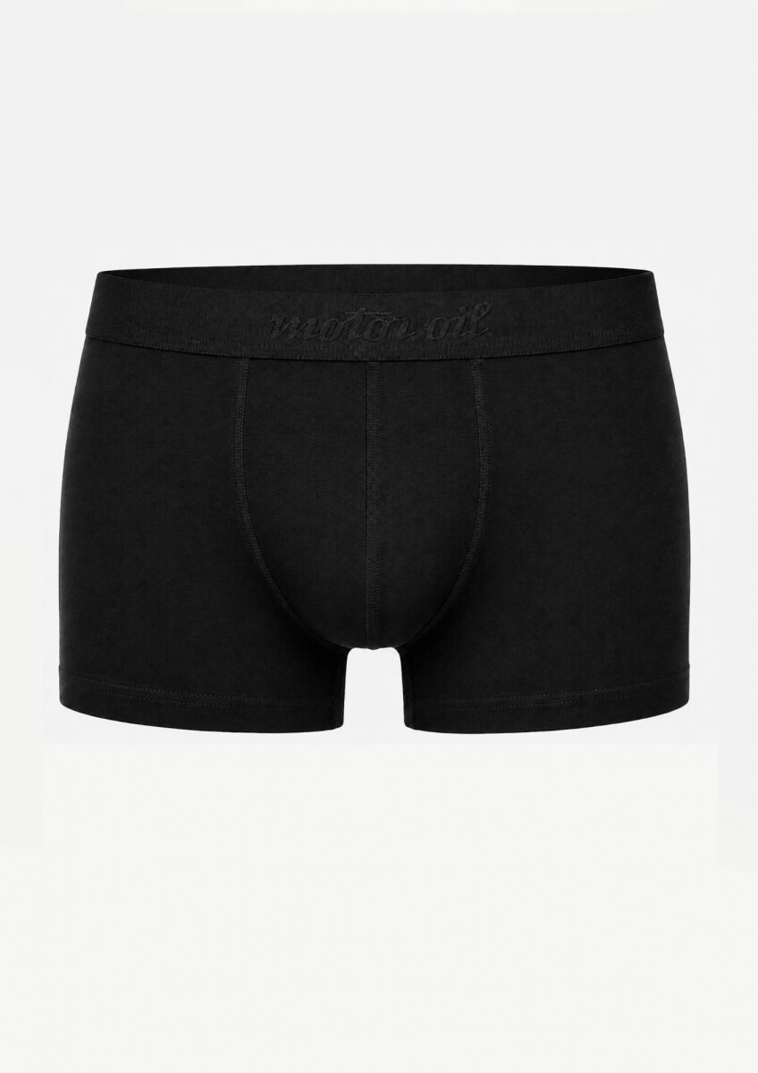 Bóxer Liso Bambú Soft - Negro 