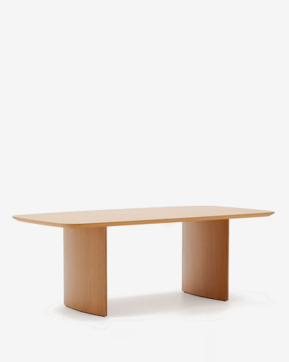 Mesa Litto de chapa de roble - de roble 240 x 100 cm 