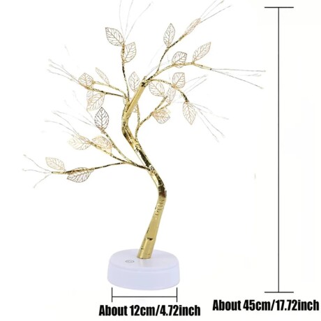 Lámpara Árbol Mágico Luces Y Hojas