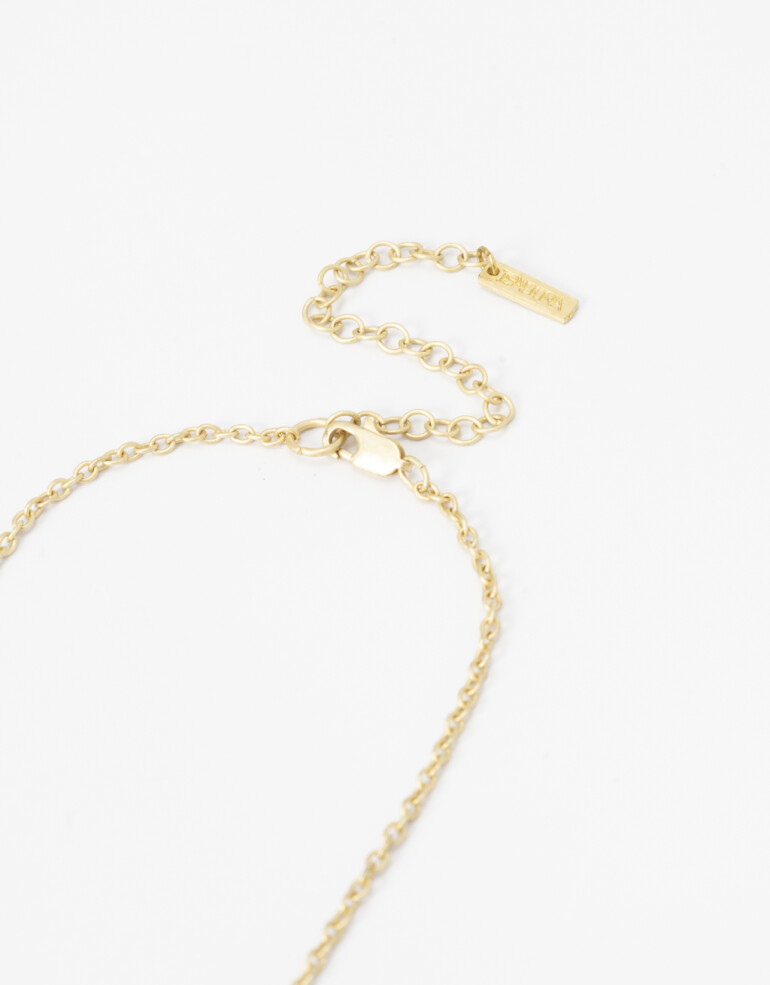 Collares Cortos Bronce Collar Corto Hojitas - Dorado Bronce