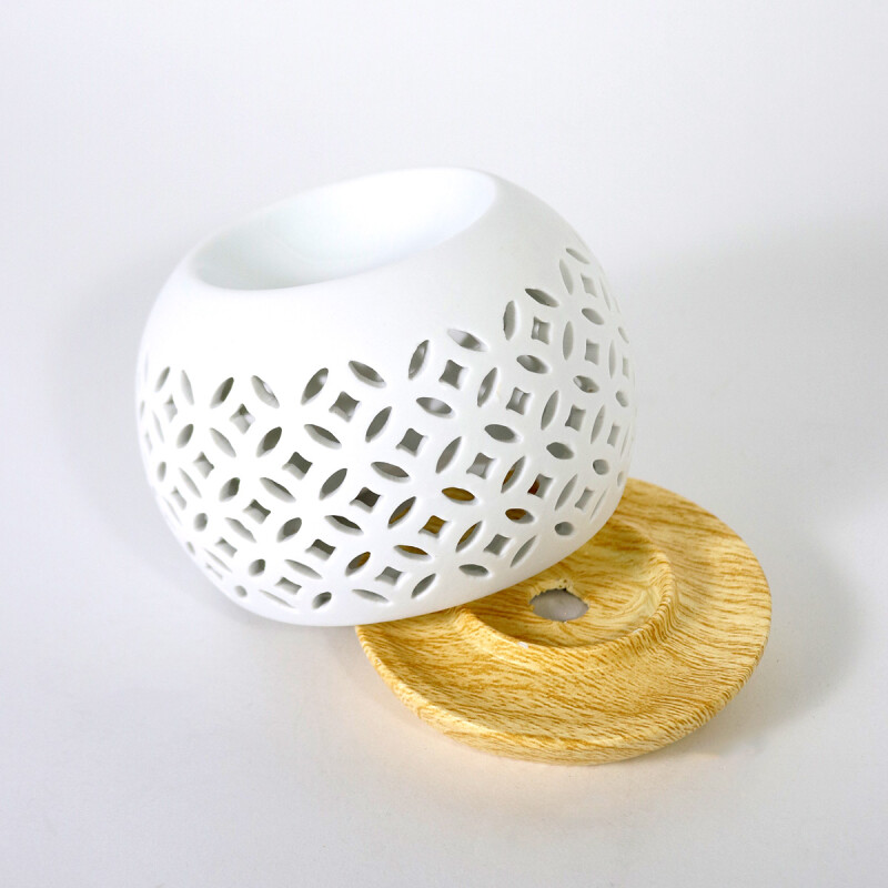 HORNITO CERAMICA BLANCO COMB 10X9CM Unica
