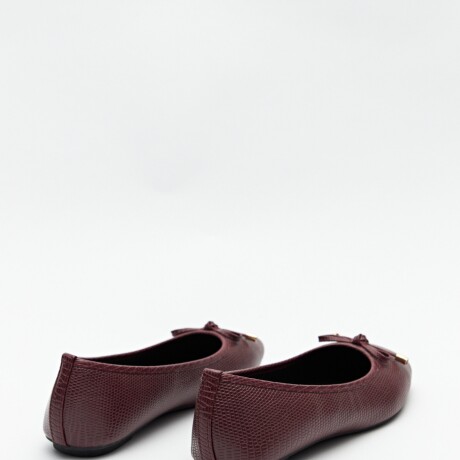 BALERINA KRILLER Rojo Oscuro