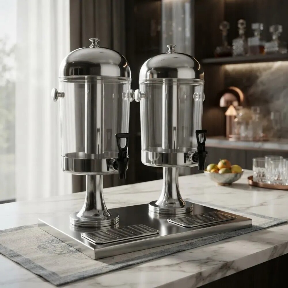 Dispensador juguera doble 8 Ll ZCF-302 Dispensador juguera doble 8 Ll ZCF-302