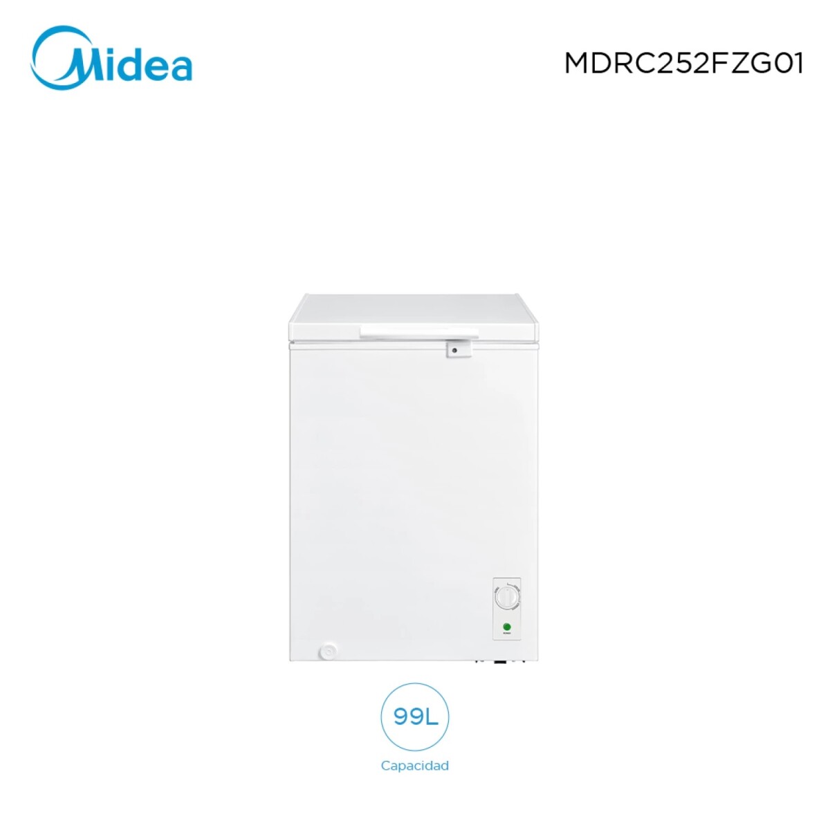 Freezer 99l Midea Mdrc252fzg01 Color Blanco 