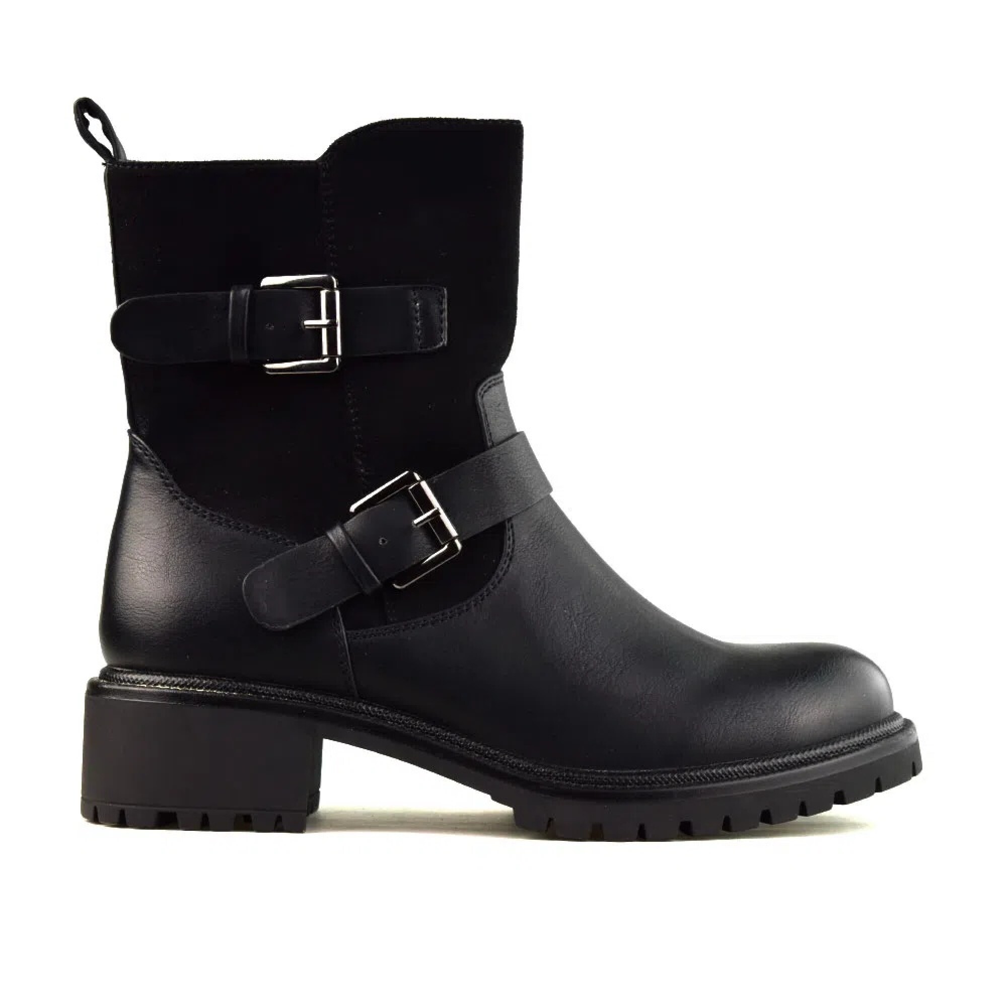 Botas con deals taco bajo
