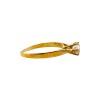 Anillo Solitario-Oro bajo-Piedra Zirconia-AN8064 conpiedra