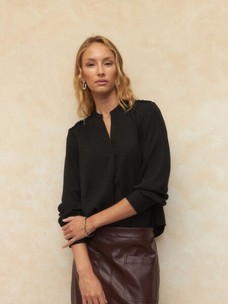 BLUZA ALLIE AZEDA NEGRO