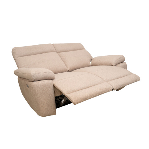 SOFA RECLINER ELECTRICO 2 CUERPOS BEIGE 2517 SOFA RECLINER ELECTRICO 2 CUERPOS BEIGE 2517