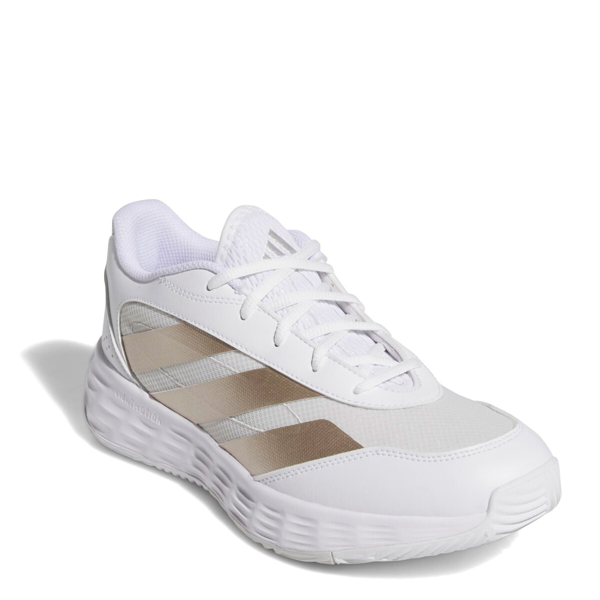 Championes Adidas Gamechaser Masculino Adidas - Blanco - Metálico 