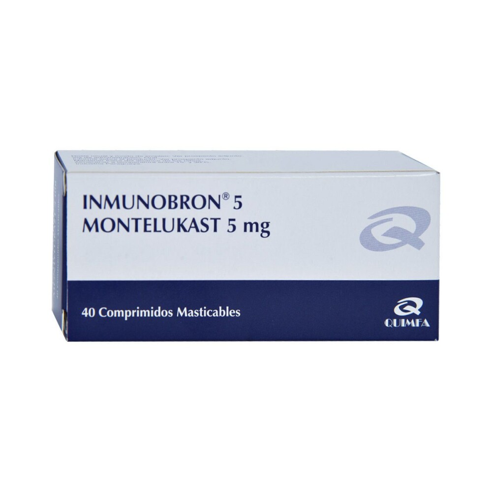 INMUNOBRON 5 MG.MAST. CJ X 40 COMPRIMIDO única