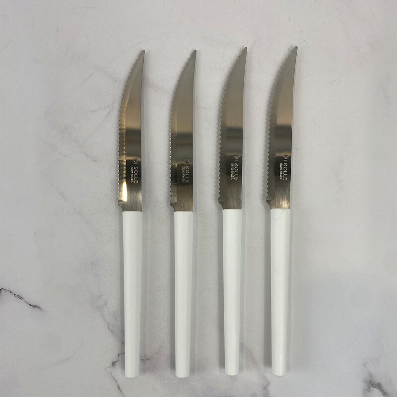 Juego de cubiertos x16 Pzas acero inox BLANCO