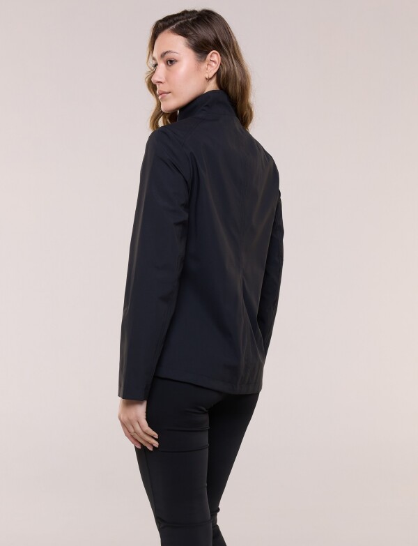 Campera Liviana Zips NEGRO