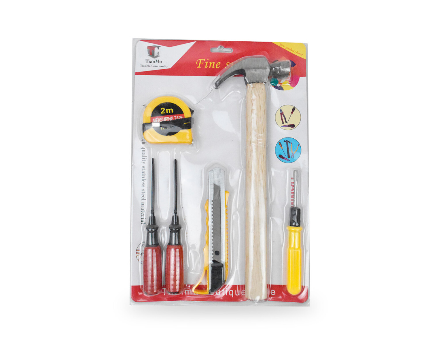 Set de herramientas 6 unidades 