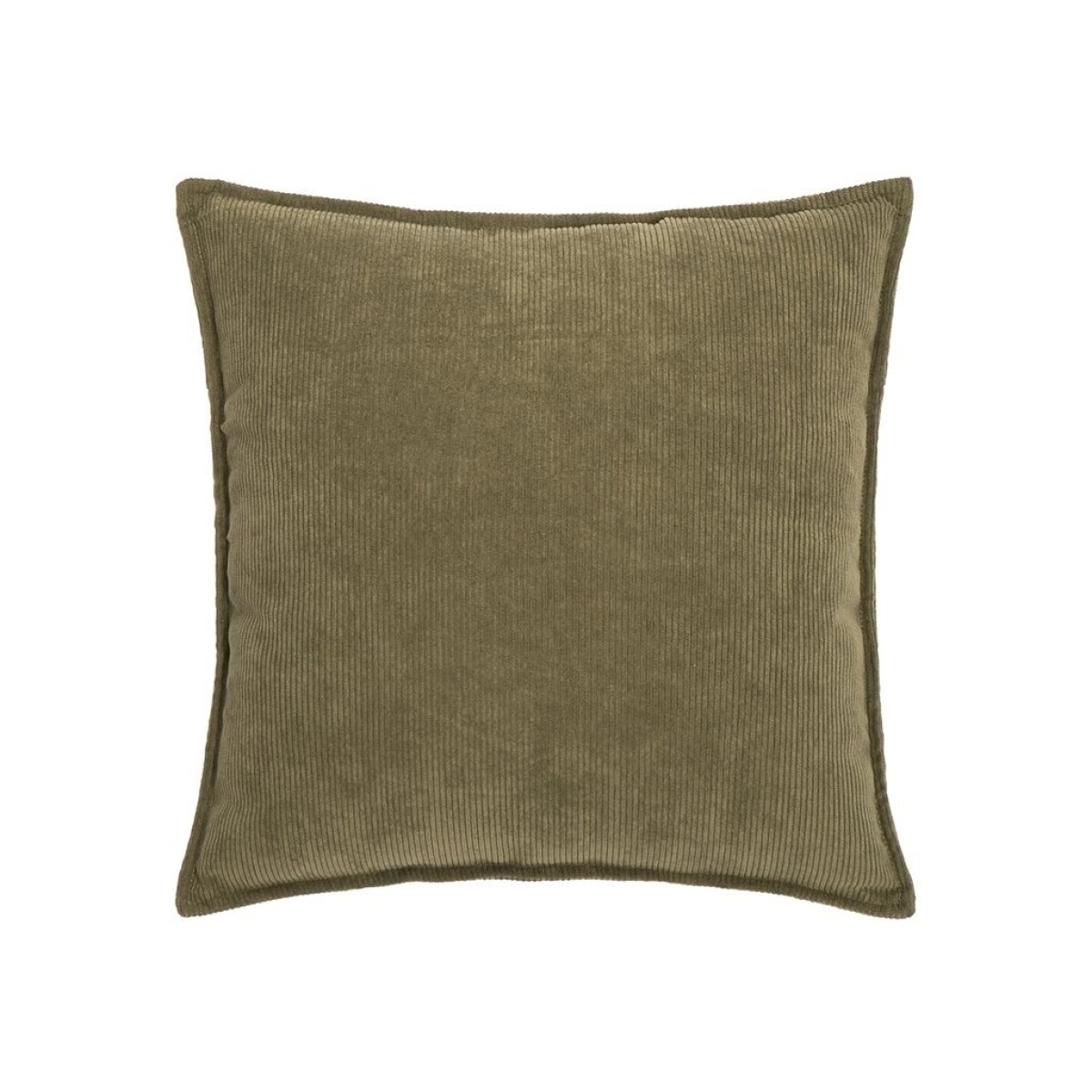 ALMOHADON DE PANA 45x45CM VERDE OLIVA 