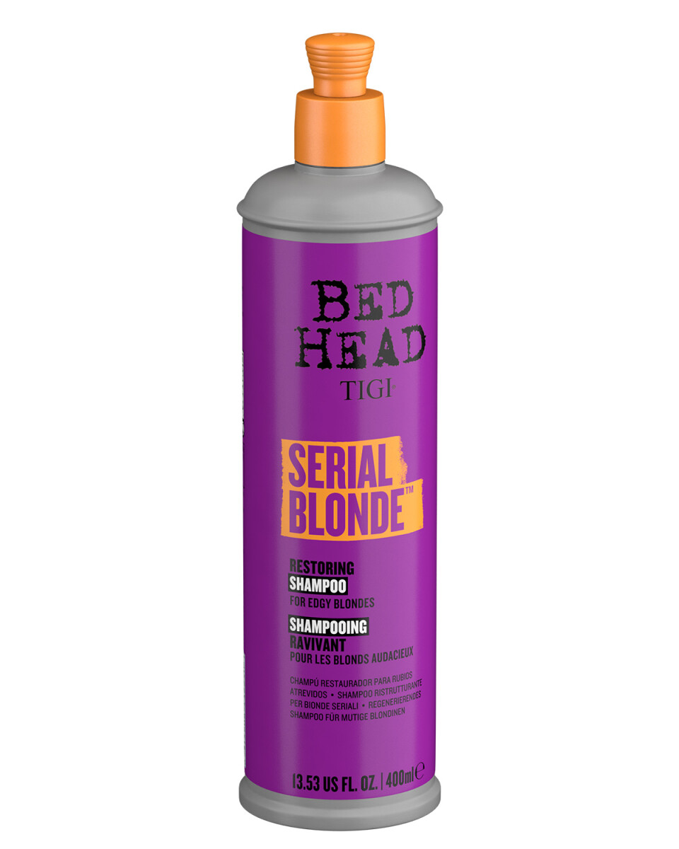 Shampoo para cabello rubio natural o teñido Tigi Bed Head Serial Blonde 400ml 