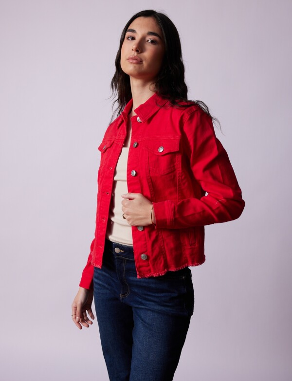 Camperita Jean Flecos ROJO