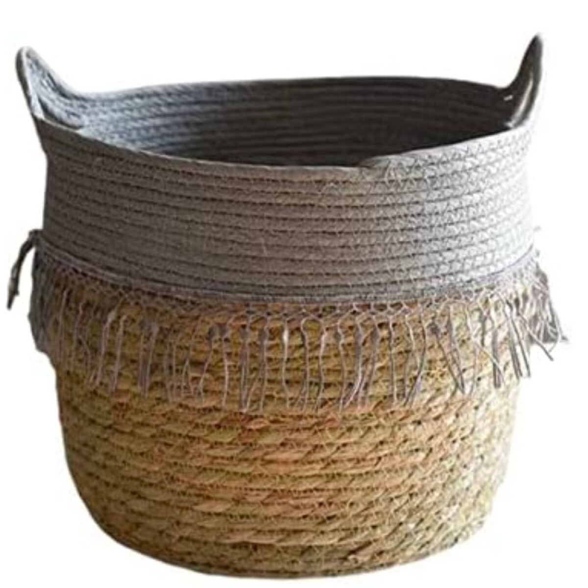 Canasto Seagrass 31 cm - Gris 