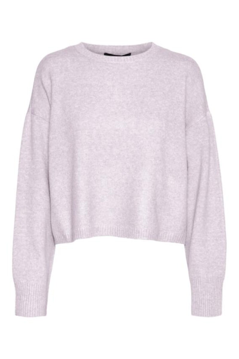 Sweater Doffy Boxy-fit - Lavender Fog 