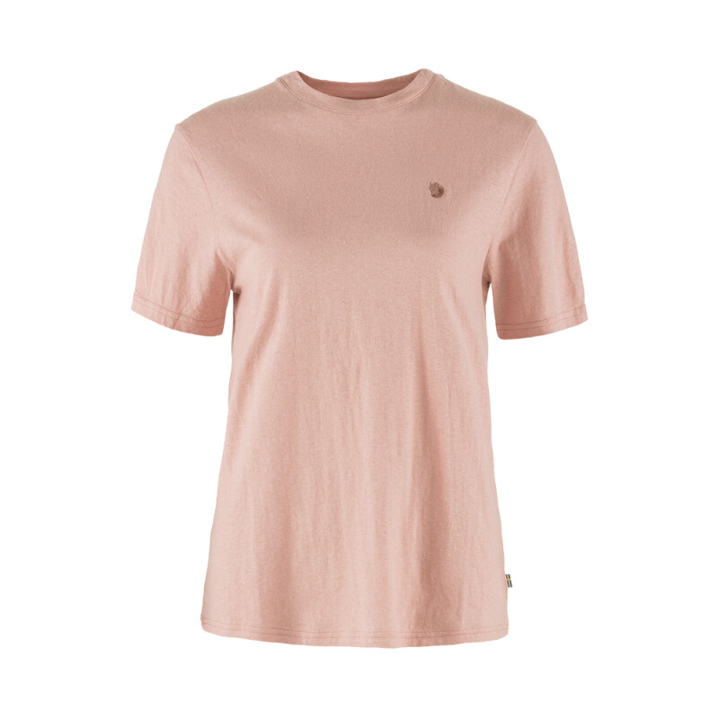 Polo Fjallraven Hemp Blend T-shirt W Mujer Chalk Rose