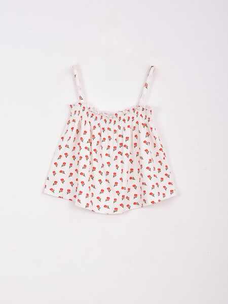CONJUNTO BLUSA + SHORT ROJO (V)