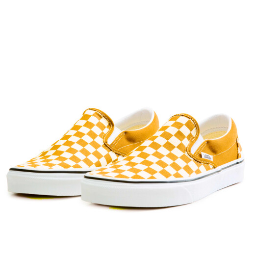 Championes Vans Classic Slip-On - Theory Golden Checkerboard Championes Vans Classic Slip-On - Theory Golden Checkerboard