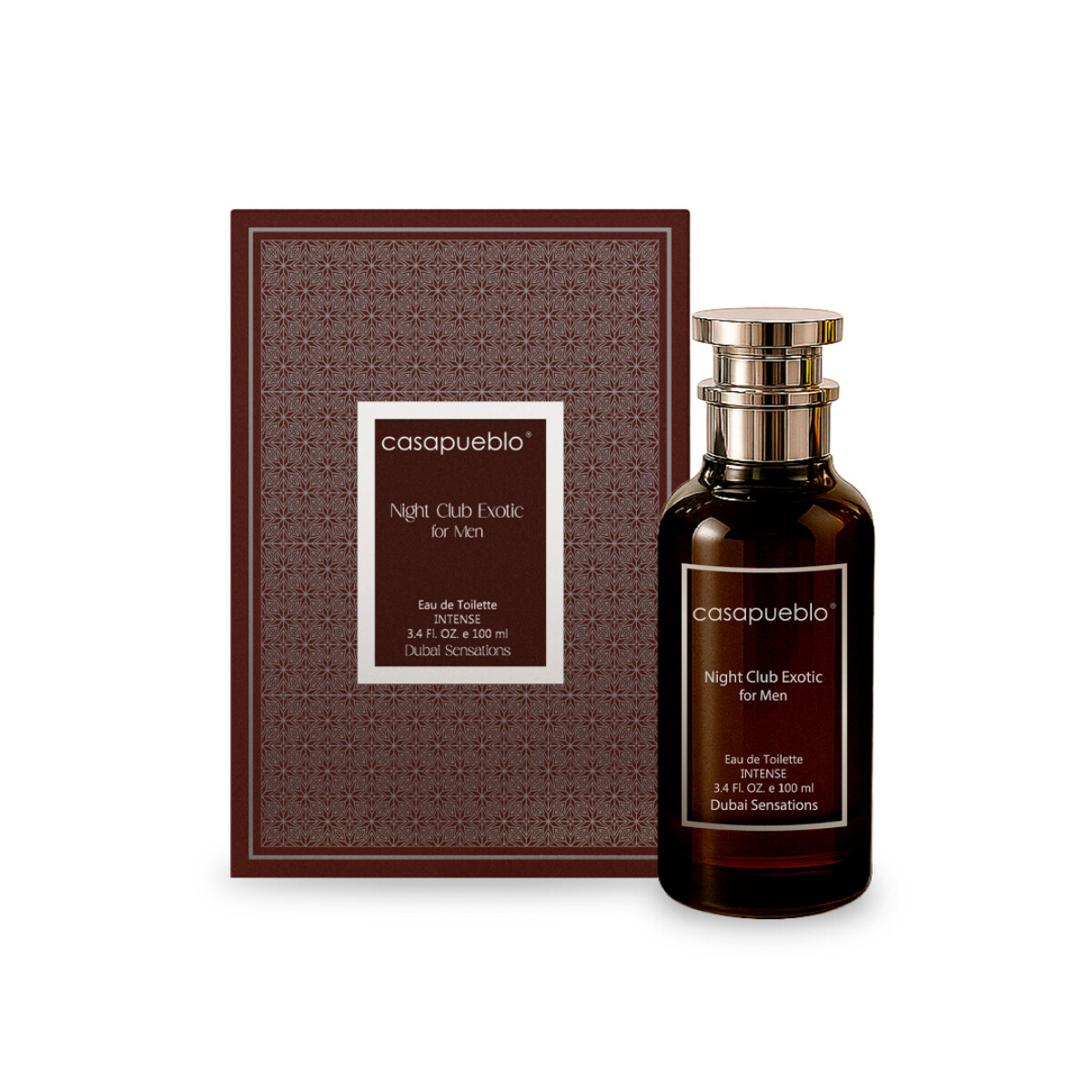 Dubai Sensations Night Club Exotic Men 100mL by Casapueblo - MARRON 