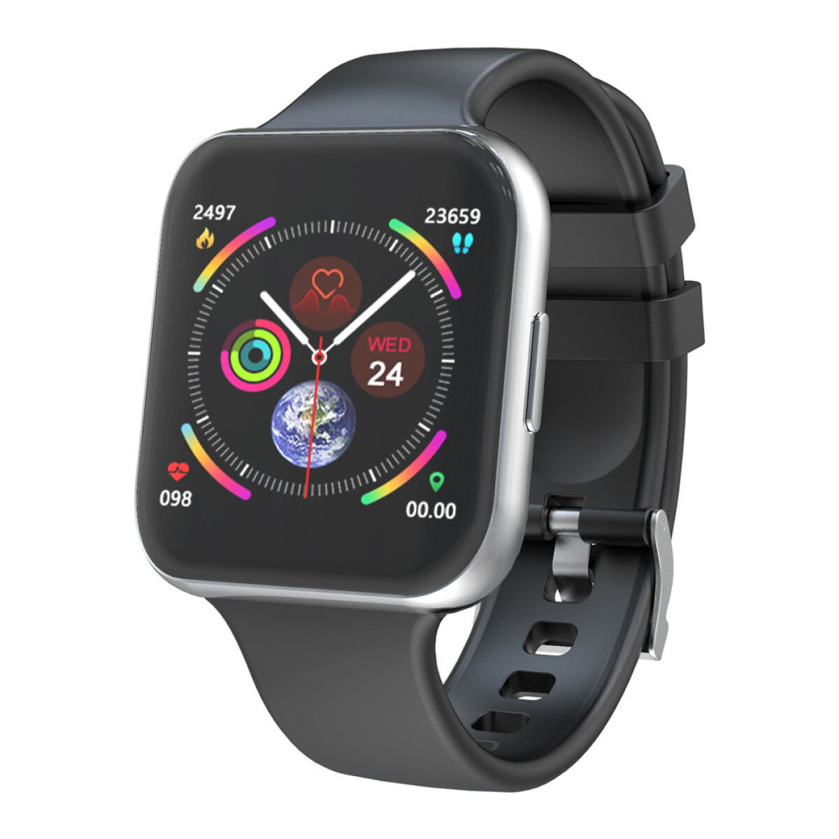 Reloj Mistral Smart Silicona Negro 