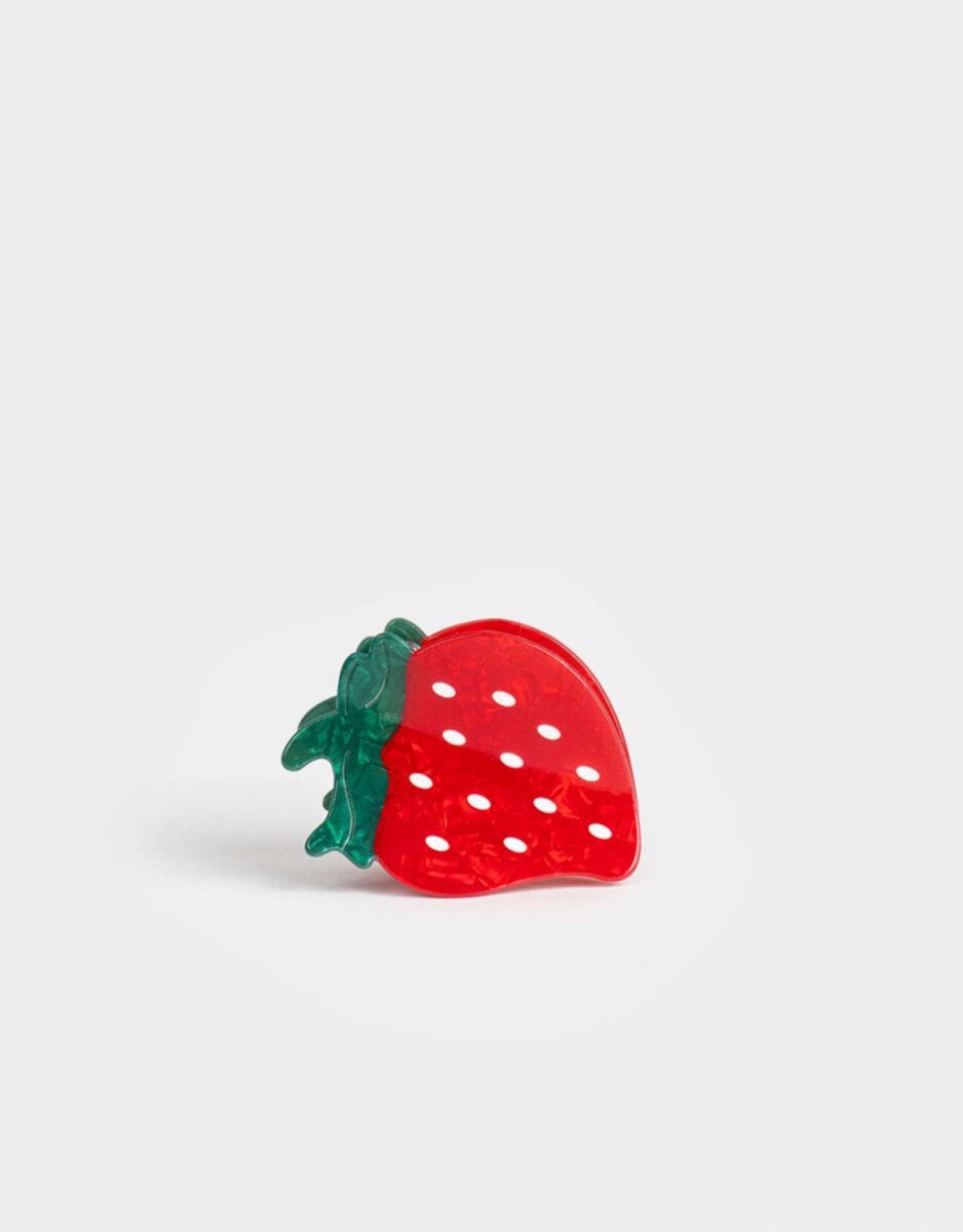 Broche Frutas - Rojo Frutilla 
