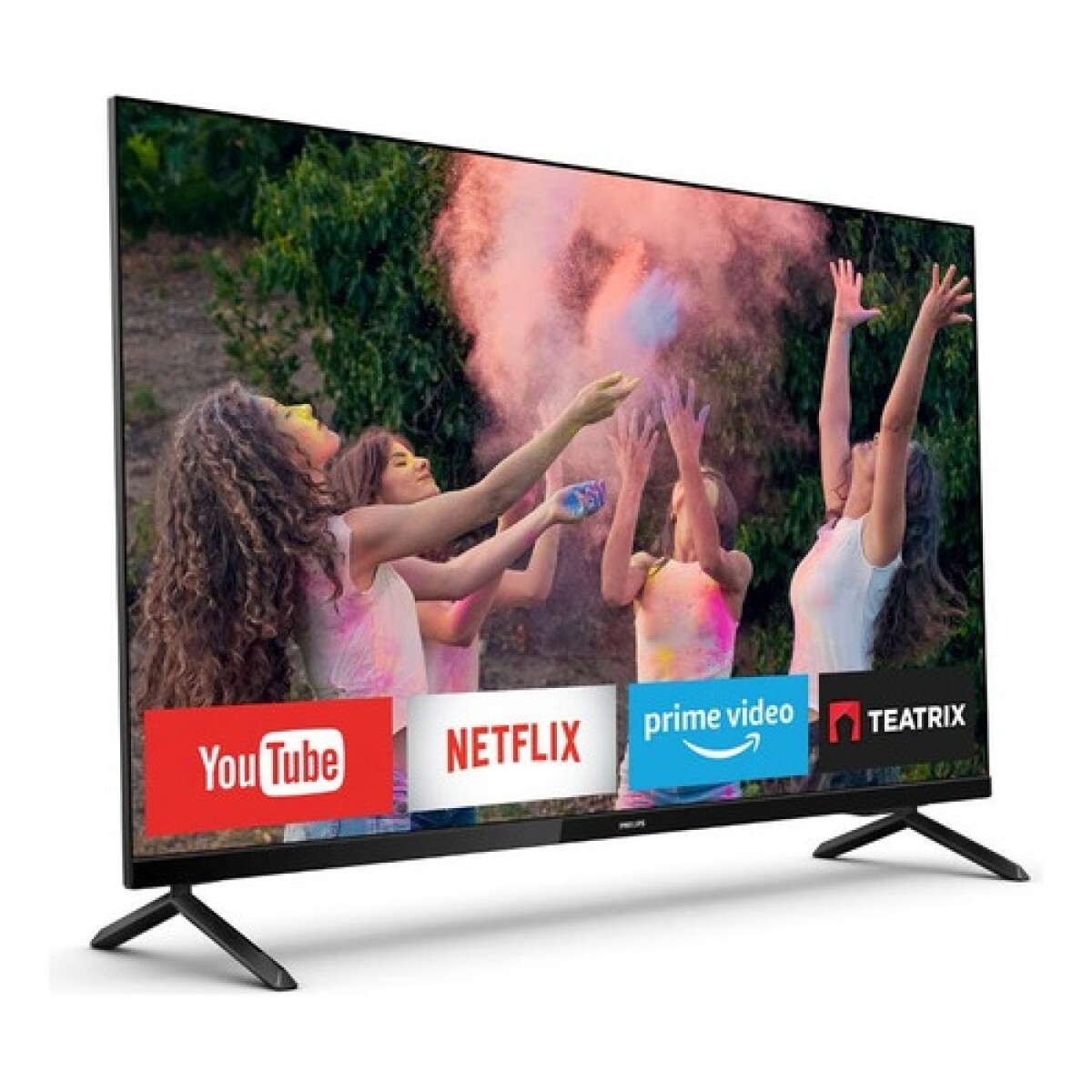 Smart TV Philips 32" HD sin bordes con WiFi 