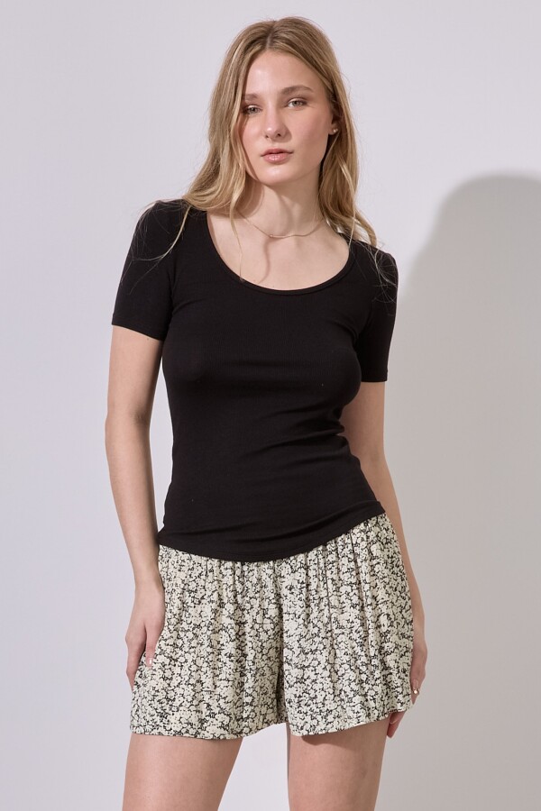 Remera Modal NEGRO