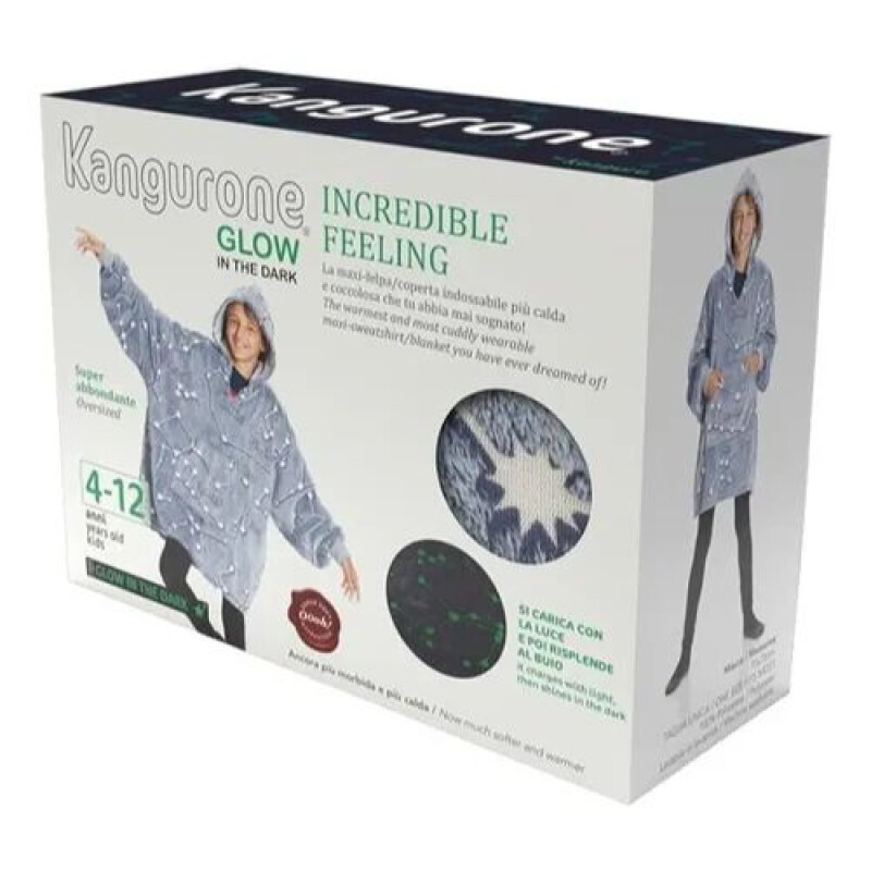 Poncho Glow Constelaciones- KANGURU Poncho Glow Constelaciones- Kanguru
