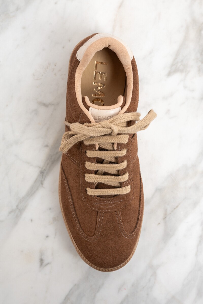 Zapatilla Gamuza Marrón