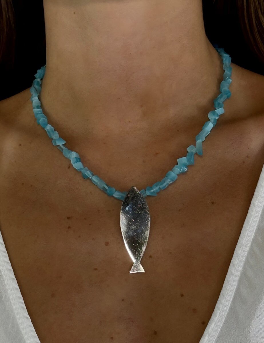 COLLAR ONDINO - TURQUESA 