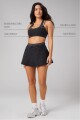 Bra Heatherflex Principal Low Impact Bra Mujer Black Heather/Midnight