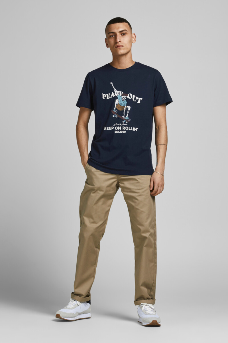 Camiseta estampada Navy Blazer