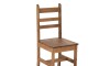Juego de Comedor Lucia Plus 4 Sillas Madera Oscuro