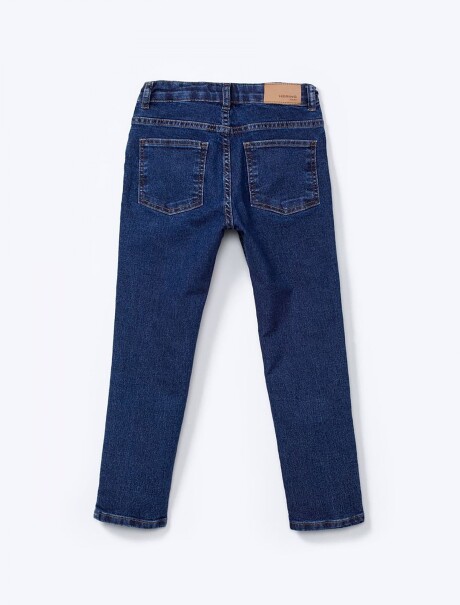 PANTALÓN DE JEAN INFANTIL MODELO SKINNY AZUL