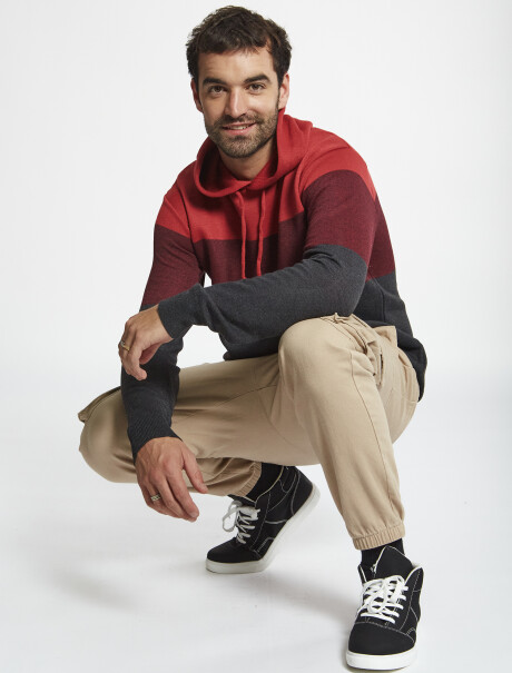 Pantalon cargo beige